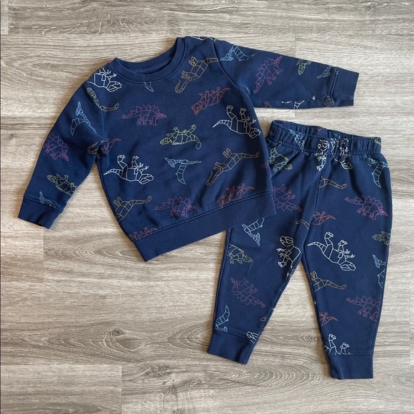 Cat & Jack toddler boys dinosaur print matching set - Picture 1 of 3